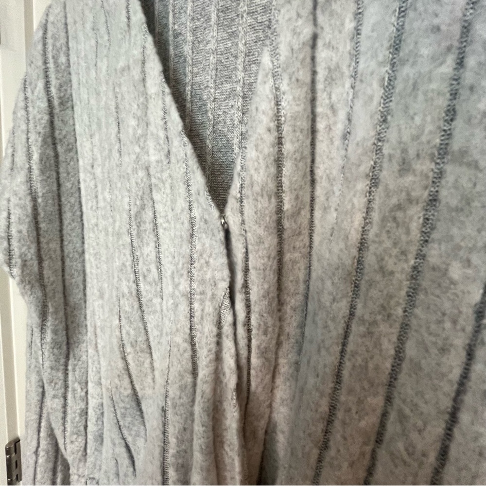 Silver Mist Ribbed Drawstring Jumpsuit - Picture 6 of 11